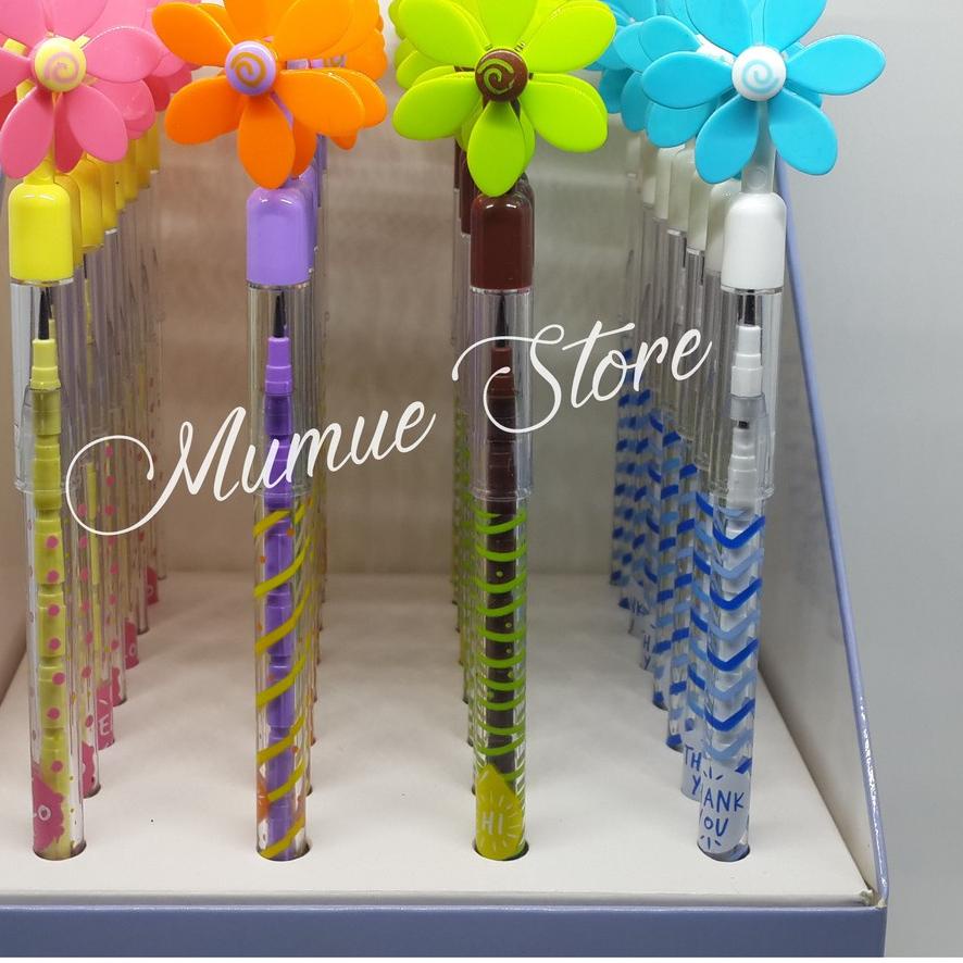 

R838 Pensil Tumpuk / pensil Benzia / pensil / FLOWER / 32PCS <