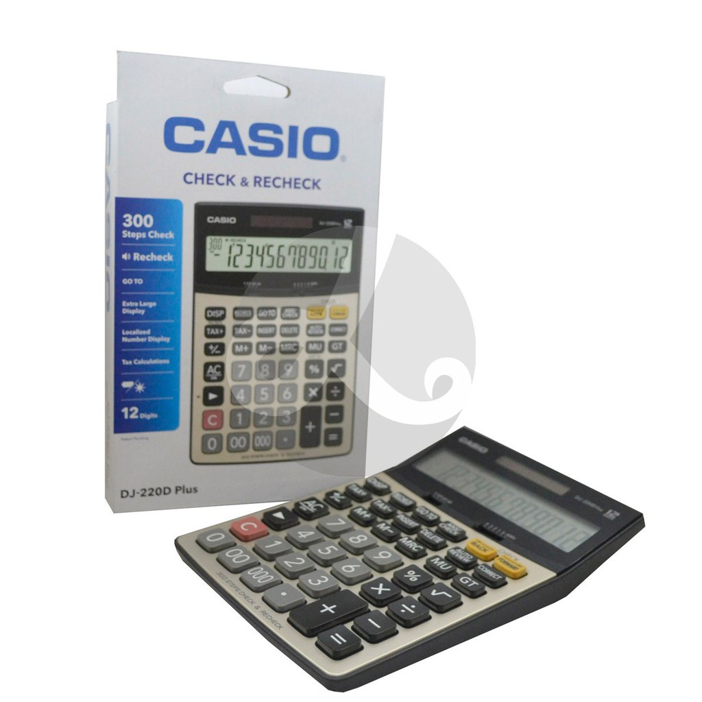 

Kalkulator Casio DJ-220D Plus Calculator 12 Digit Desktop Original