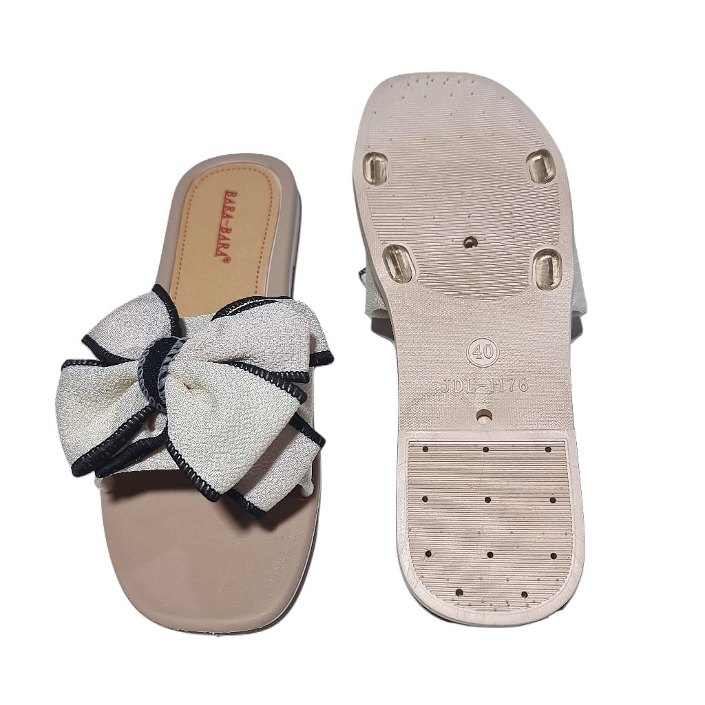 jelly sandal wanita bara bara pita kain sendal cewek selop barabara karet import 1176-45