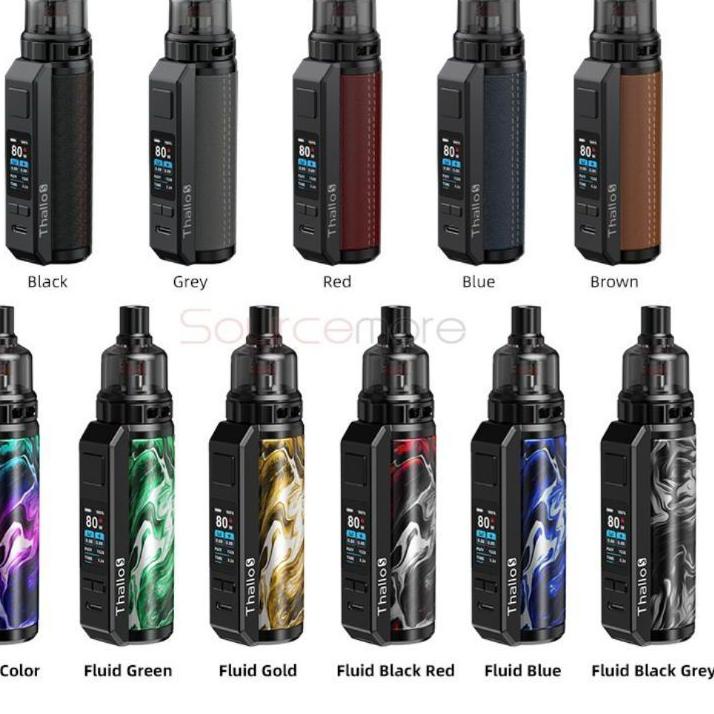 New elektronik tinta SALE!!Vapee Vapoor SMOKEE THALO S KIT 80W Free Baterai+L 10ml mesin uap|KD7