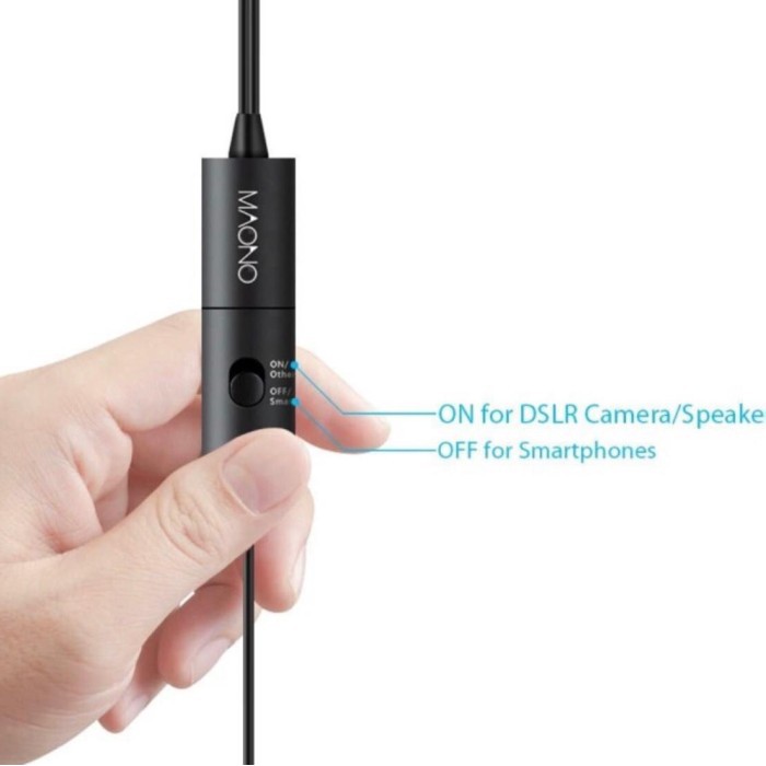 MAONO AU-200 Dual Lavalier Microphone for Camera DSLR Phone PC Laptop