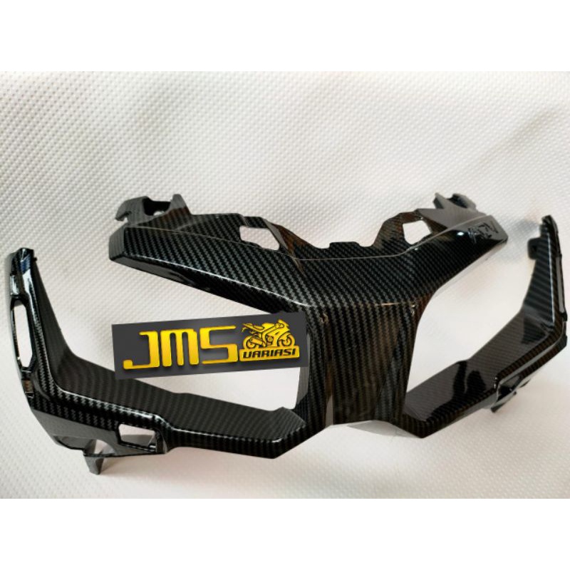 cover tutup carbon lis lampu depan honda adv 150 pnp zoro