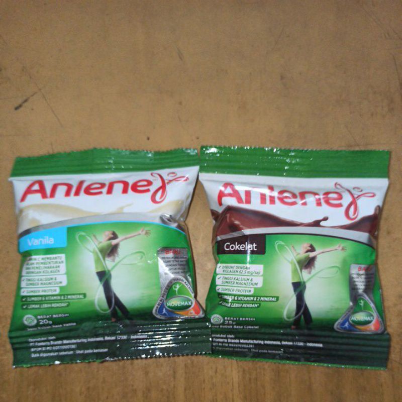 

Anlene Susu Bubuk Sachet Vanilla 20gr / Coklat 25gr