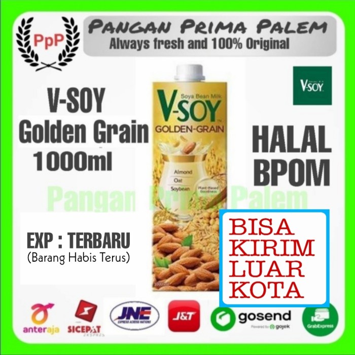 

101bfbb Vsoy Golden Grain 1000Ml Susu Almond Soya Xa201As