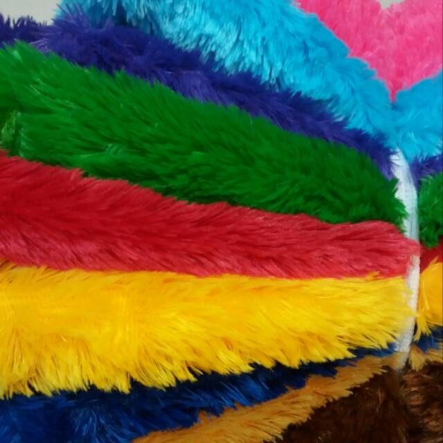 SALE Sarung Bantal Cinta Bulu polos 50x100cm