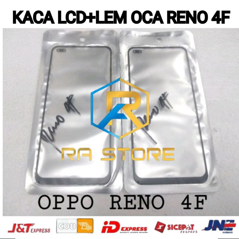 Kaca Lcd + Lem Oca Oppo Reno 4 | 4F | OPPO A93 4G | OPPO F17 PRO Kaca Depan Kaca Touchscreen Glass Lcd Ts TC Original DIGITIZER