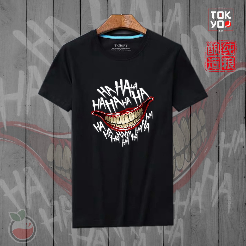 Lilipop Kaos Tshirt  Pria Joker DC Baju Distro Basic Lengan Pendek Cowok Kasual