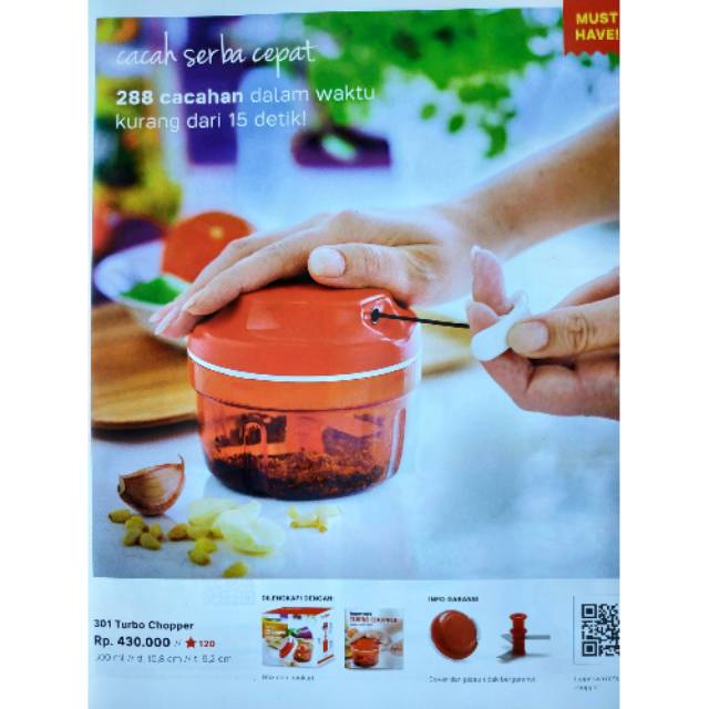 Turbo Chopper Tupperware