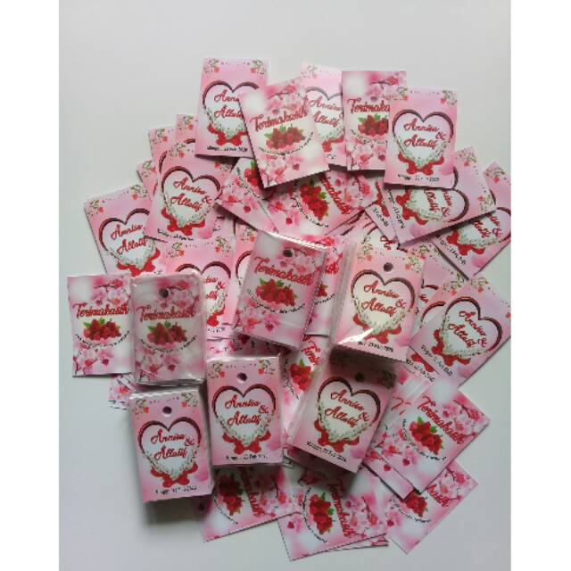 Kartu ucapan souvenir custom