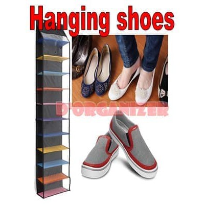 Hanging Shoes Organizer Premium HSO Pelangi Lemari gantung Serbaguna Bahan tebal