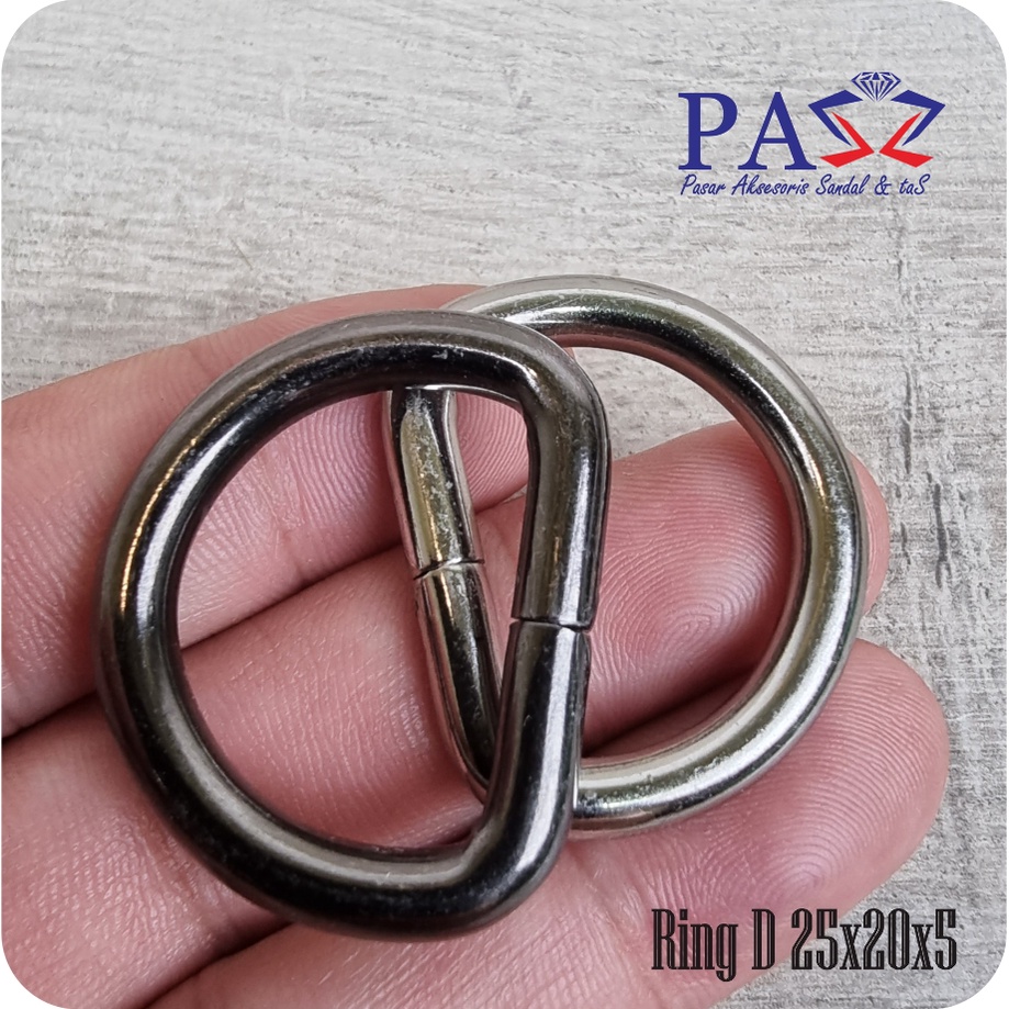 Ring D 25mm Murah Tebal Ring tas Aksesoris tas (IMPORT)