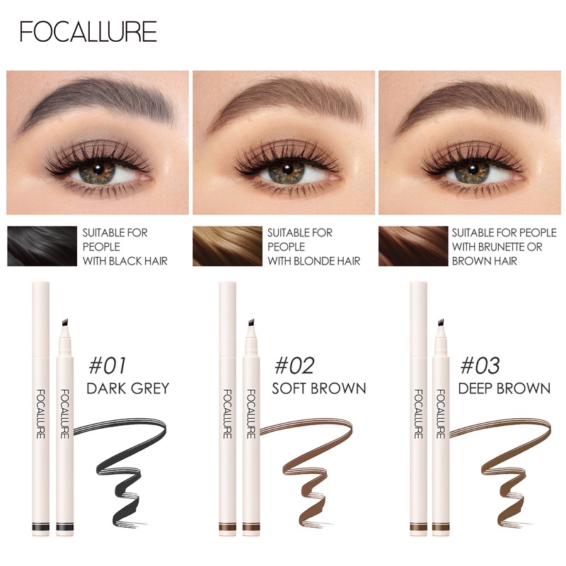 FOCALLURE 4 Fork liquid eyebrow pencil FA161