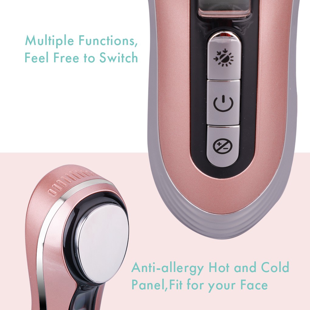 Inone Alat Kecantikan Ultrasonik Ion Facial Deep Cleansing Mengecilkan Pori-Pori Wajah Massager-5