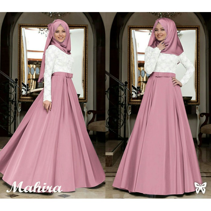 Gamis Syari Gamis / Baju / Pakaian Wanita Muslim Mahira Syari Murah
