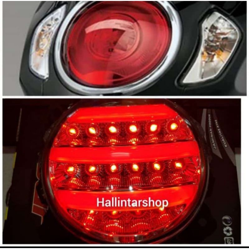 Stoplamp led Scoopy new - lampu stop LED Scoopy new 2021 JPA