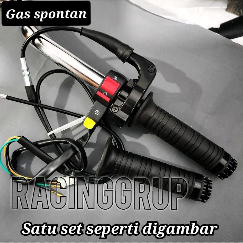 GAS SPONTAN SET STATER KABEL 100CM PNP RX KING VIXION TIGER BYSON SONIC SATRIA (TD232)