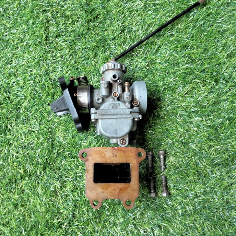 Karburator karbu set manipol membran Suzuki satria 2 tak Hiu Malaysia lele lscm Original tanpa membr