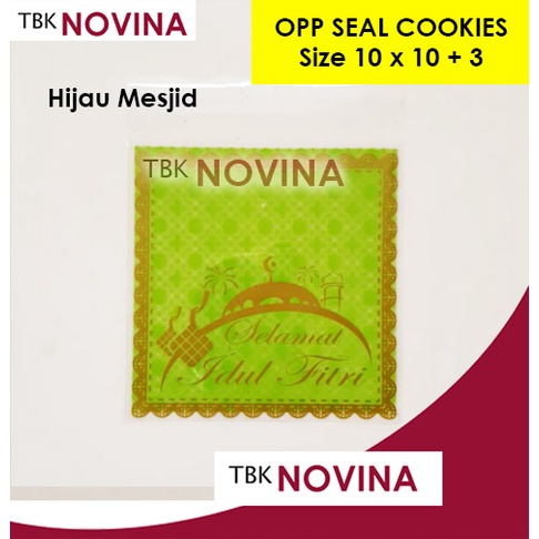 [10 PCS]  OPP PLASTIK LEBARAN COOKIES BAG / KANTONG PLASTIK OPP SEAL COOKIES BISKUIT / PLASTIK OPP