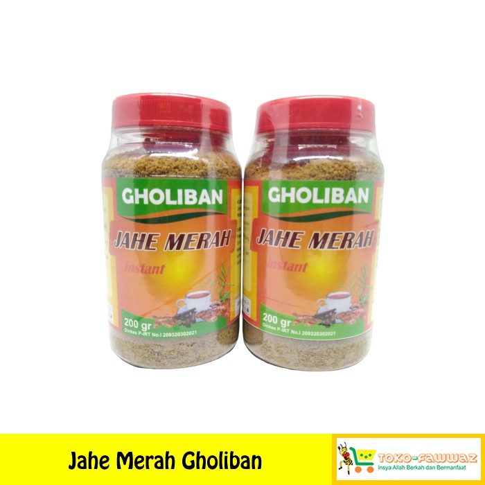 

jahe merah instan /bubuk gholiban