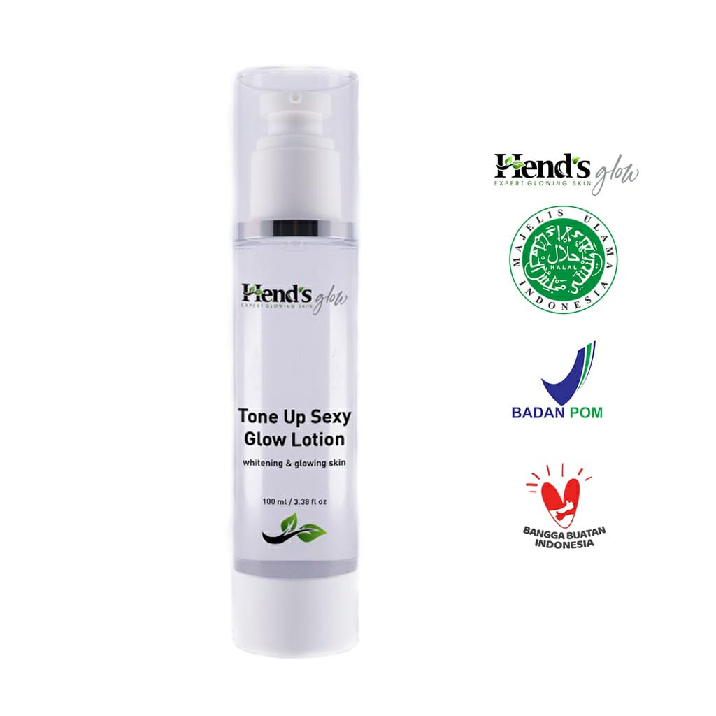 HENDSGLOW TONE UP SEXY GLOW LOTION / LOTION PEMUTIH VIRAL