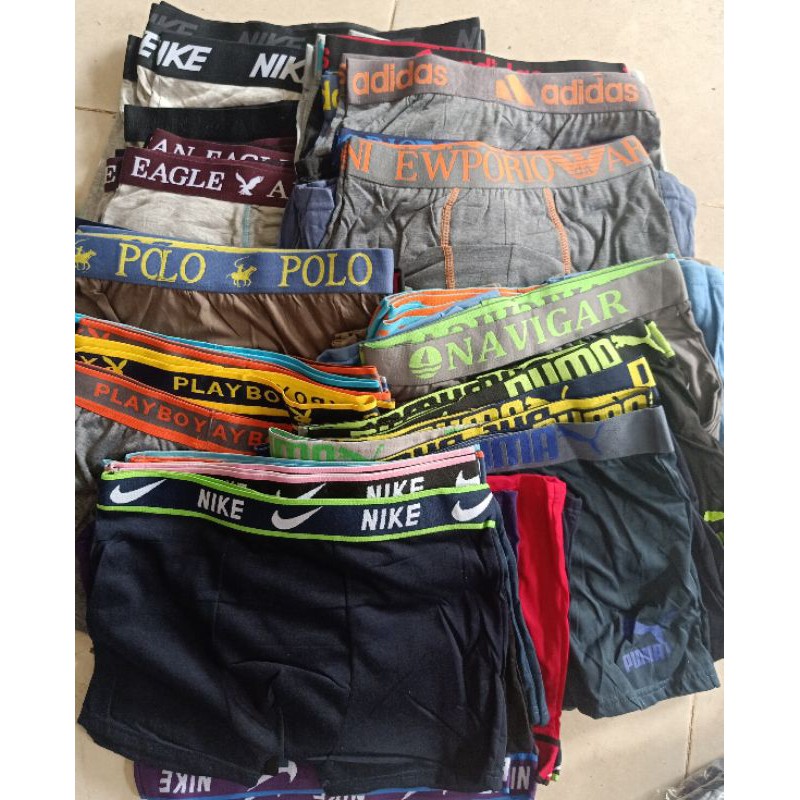 12 Pcs/Lusinan Celana Boxer Pria Dewasa/8.8#ShopeeSuperSeler