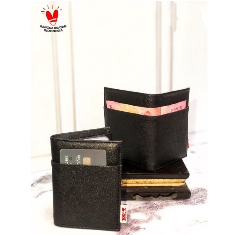 Dompet Kartu banyak slot dan tempat uang luar dalam card holder wallet unisex