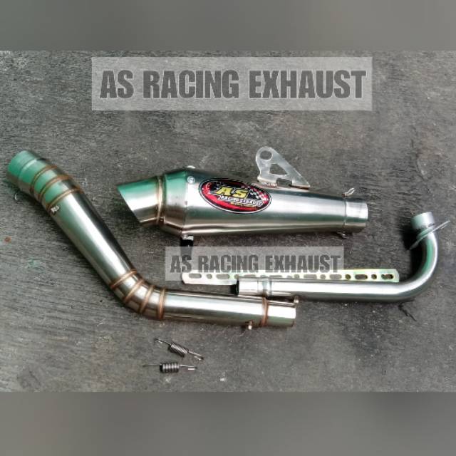 Knalpot Supra x125 Absolute Revo Blade knalpot racing Supra x 125 AS RACING EXHAUST ORIGINAL