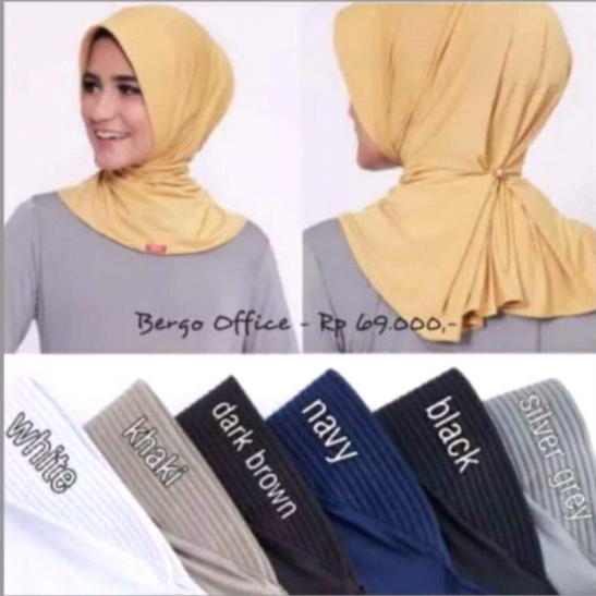 Jilbab Bergo Zoya/ Bergo Office Zoya