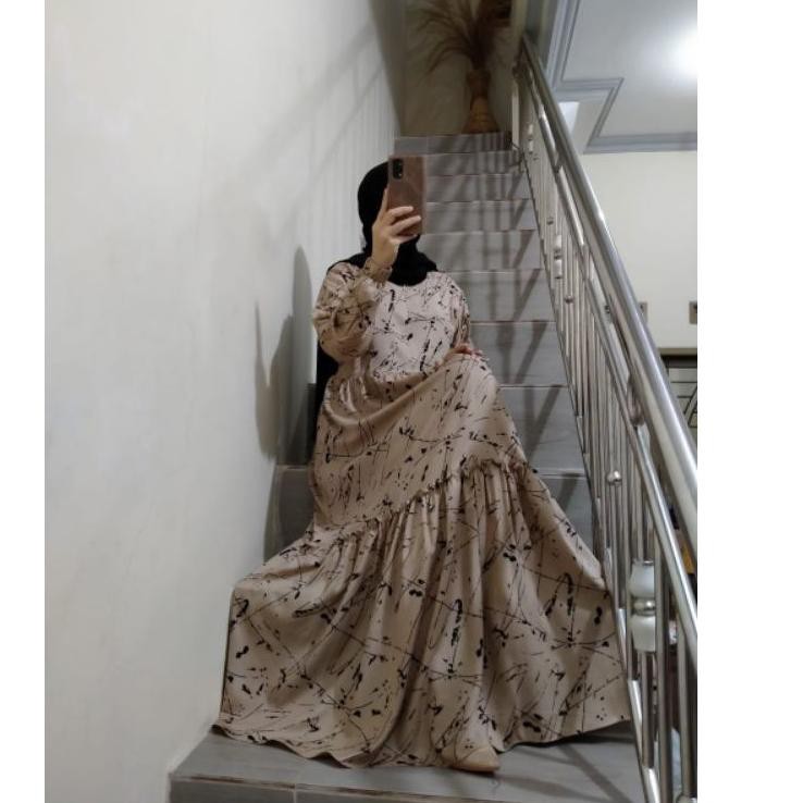 1.1 HARGA GROSIR  gamis rayon viscose