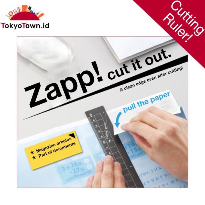 

Office & Stationery | Alat Tulis | Aluminum Cutting Ruler 15 Cm Black Japanese #Kokuyo | Best Seller