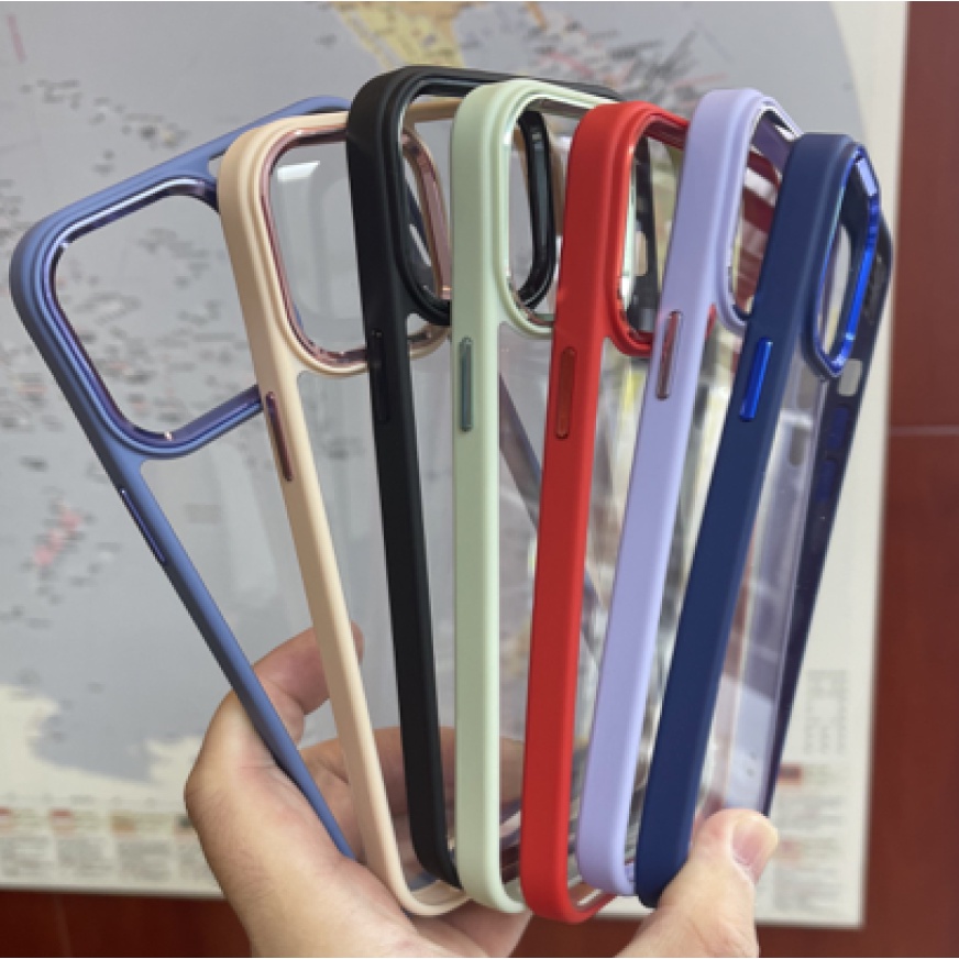 Soft Case iPhone Premium Quality Transparent Clear Hybrid 11 12 13 Pro Max Promax Camera Protection Casing Softcase
