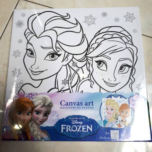 

Ready Stock BBW - Canvas Art Disney Frozen