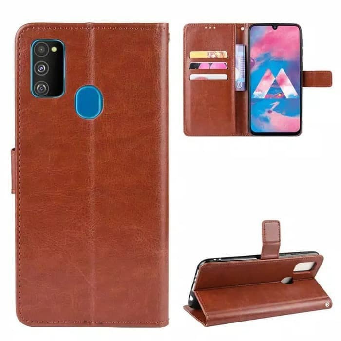 SAMSUNG M11 M21 M31 M51 CASE SOFTCASE FLIP LEATHER STANDING CASE WALLET CASING COVER LEATHER , FLIP 