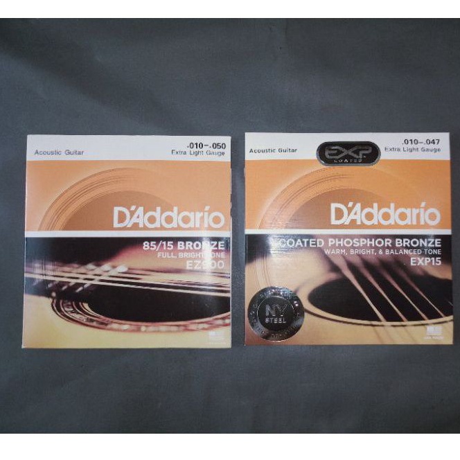 Senar Gitar dadario D'Addario Akustik 010 satu set