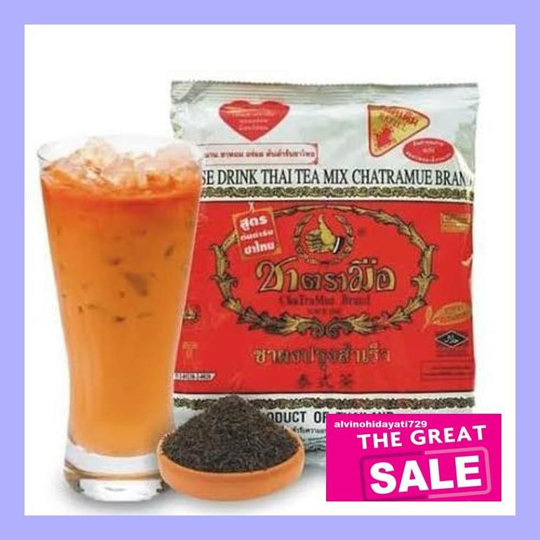 

A50Teh0 Thai Tea Original 400Gram / Thai Tea 400Gr Number One / Chatramue Te40Hs0