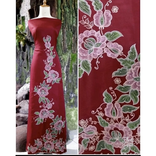 bahan/ baka baju gamis bordir bukittinggi