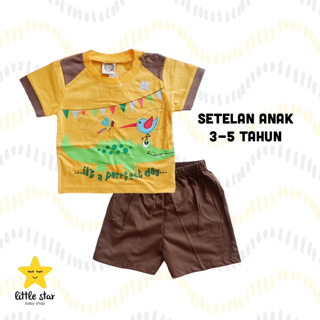 Lion Setelan Anak Cowok | Baju Set Anak Cowok