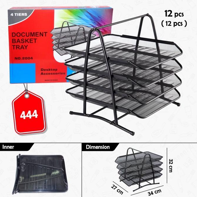 

TERBARU Document Tray / Rak Tempat Dokumen 4 Tingkat (444)