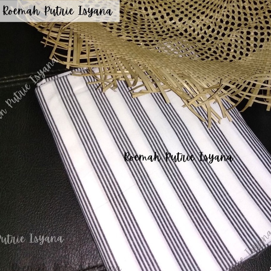 LURIK TENUN KATUN ABU HITAM PUTIH, BUKAN BATIK, BUKAN PRINT, potongan per kain, MIX SYAL UNGU PINK