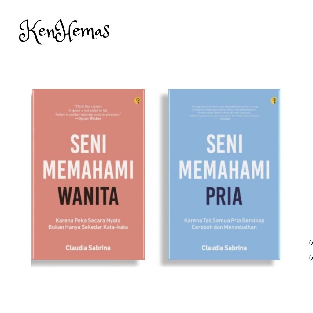 BUKU BEST SELLER SENI MEMAHAMI WANITA DAN SENI MEMAHAMI PRIA