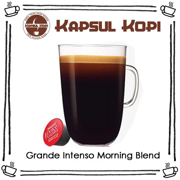 

Grande Intenso Morning Blend Ecer Kapsul Kopi Impor Nescafe Dolce Gusto IMPORT