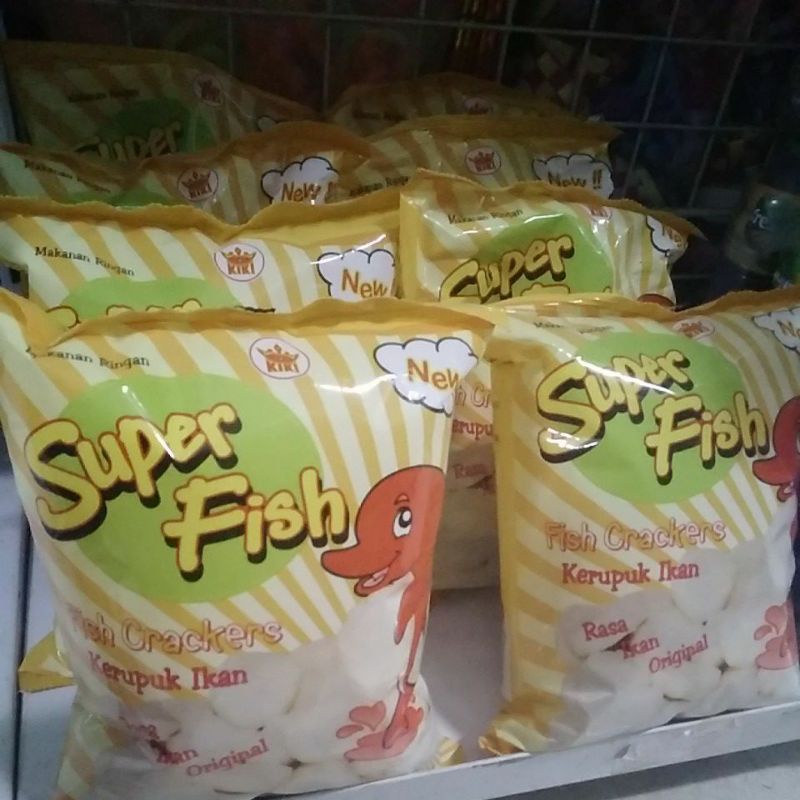 

SUPER FISH 100 g kerupuk ikan fish crackers