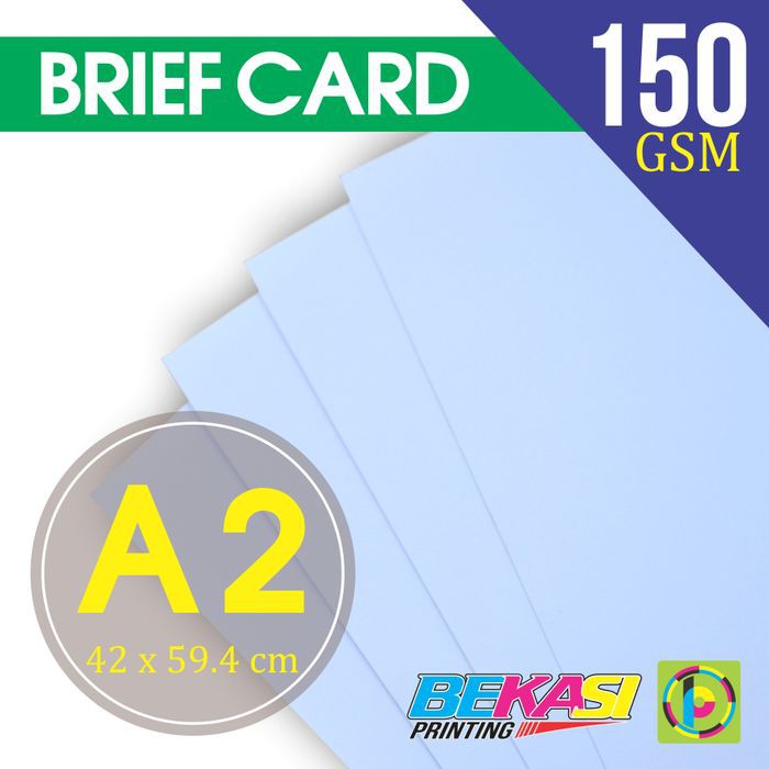 

Murah Kertas Gambar Teknik BC 150 gram / Briefcard Ukuran A2 (42 x 594 cm) - Putih Keren