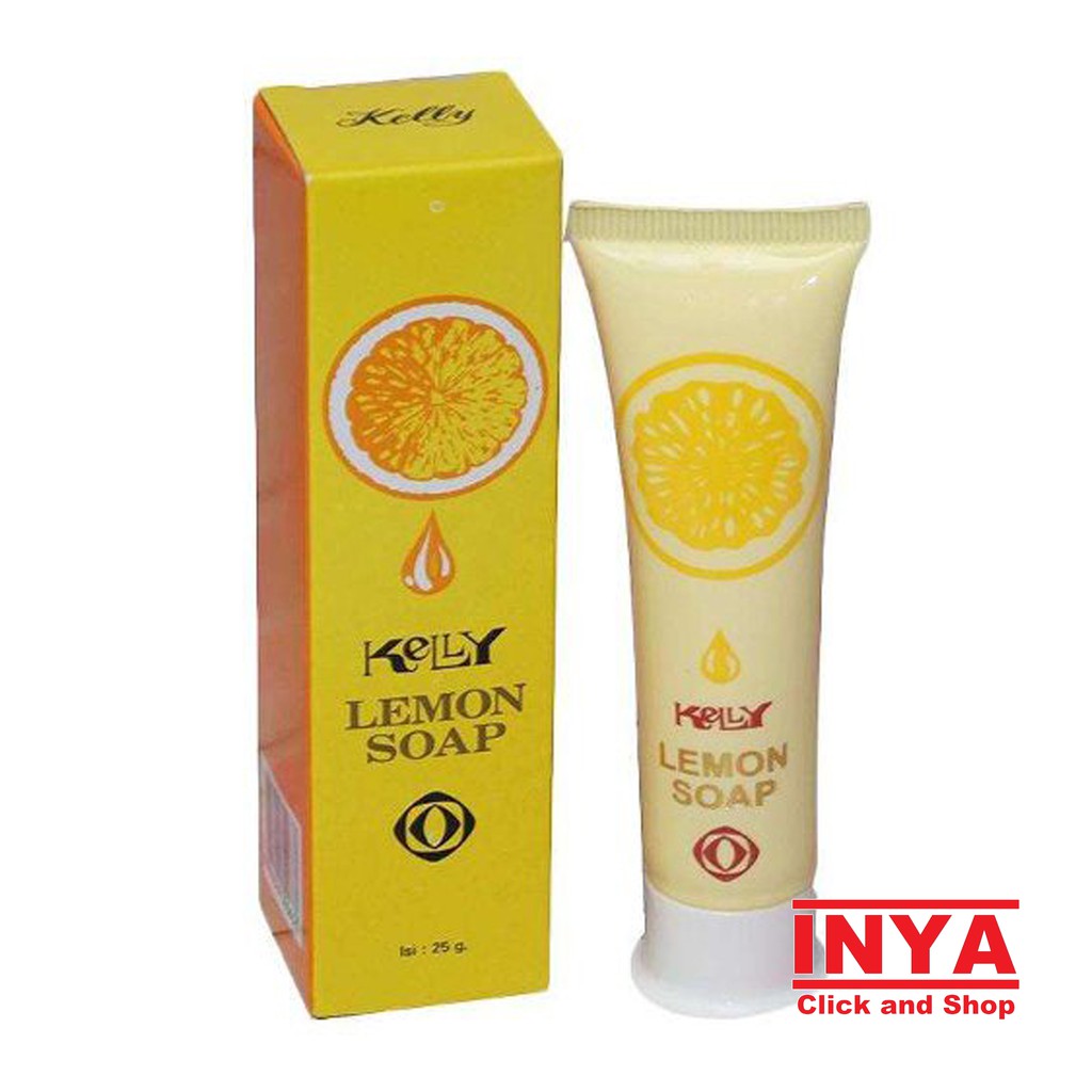 KELLY LEMON SOAP 25gr - Sabun Cuci Muka Cair