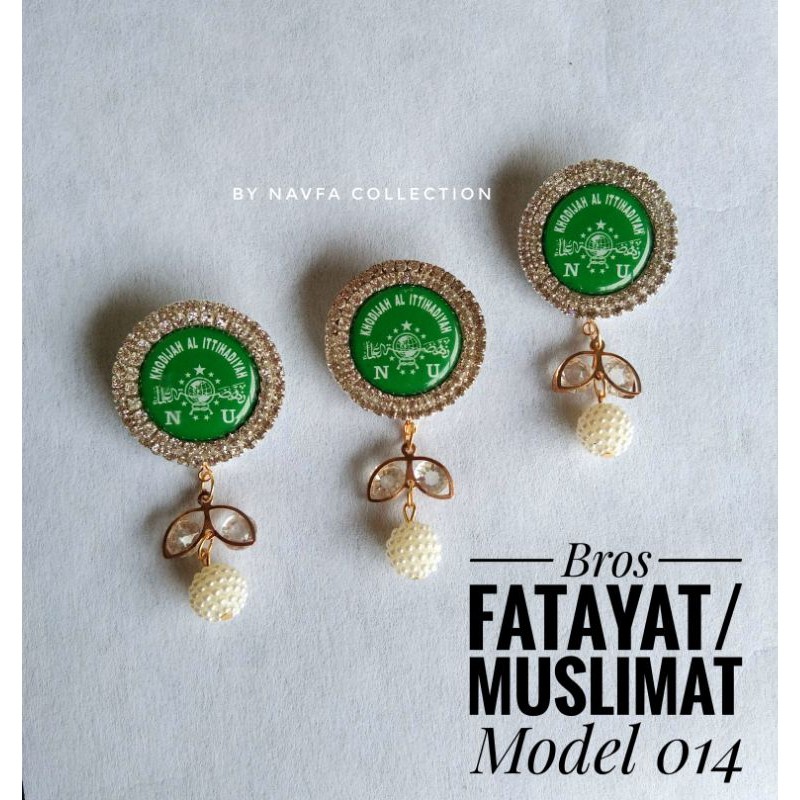 BROS PIN LOGO FATAYAT MUSLIMAT/BROS DAGU JUNTAI PIN CUSTOM
