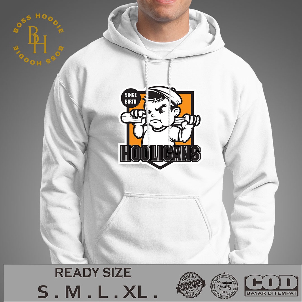 HOODIE HOLIGANS / HOODIE PRIA / JAKET PRIA / HOODIE KEREN