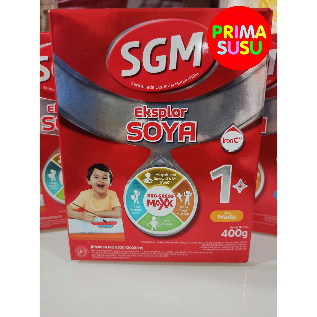 SGM 1+ Soya 400 Gr, Madu, Vanila