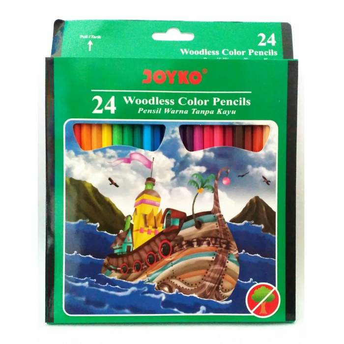 

WARNAPENSIL- PENSIL WARNA JOYKO 24 WARNA -PENSIL WARNA