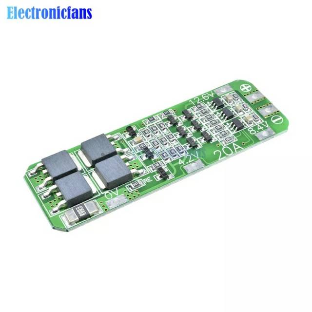 BMS 3S 20A Li-ion Baterai Lithium 18650 Charger Perlindungan Papan PCB BMS 12.6 V Sel