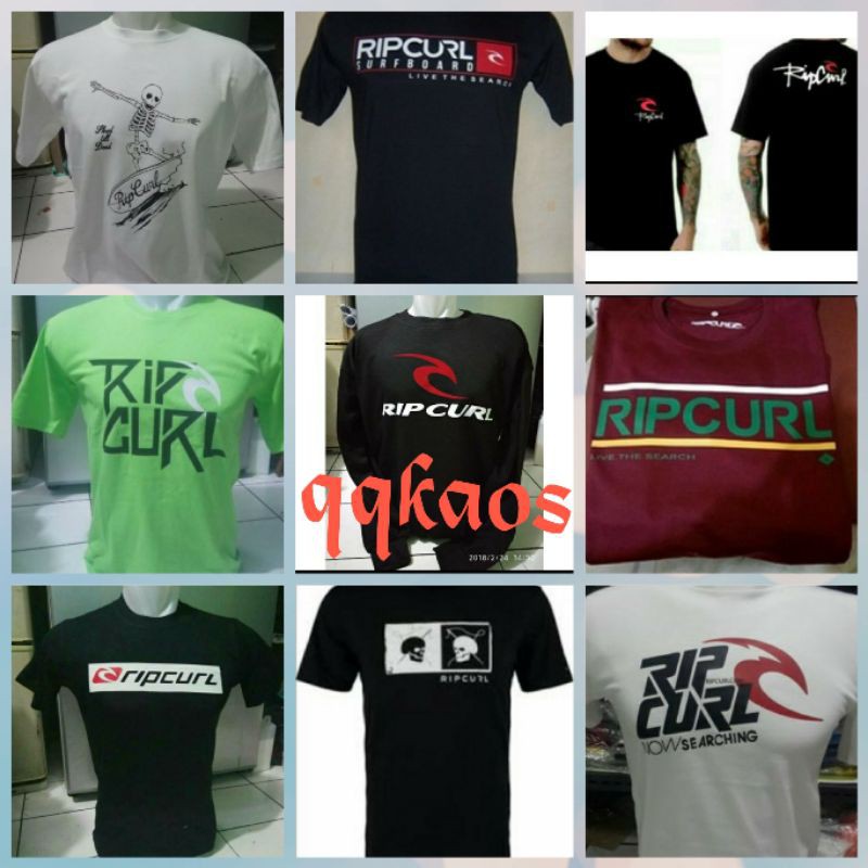 kaos ripcurl murah hitam t shirt ripcurl
